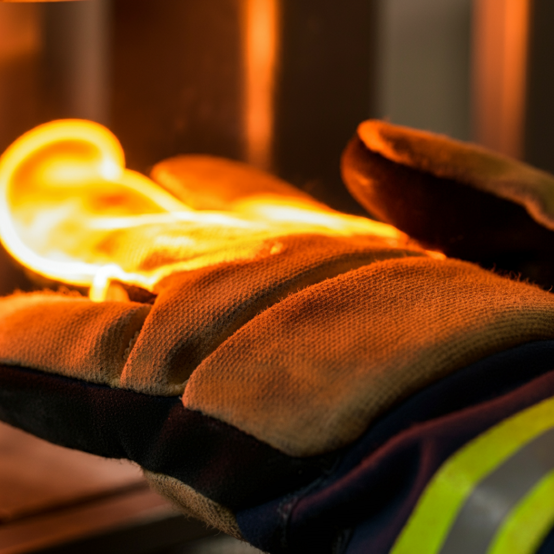 Essai de chaleur de contact (EN ISO 12127-1) – Essai de performance des gants de protection pour sapeurs-pompiers